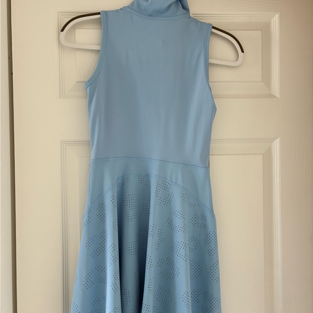 Sincerely Jules Light Blue Active Zip-Up Dress - Picture 5 of 6